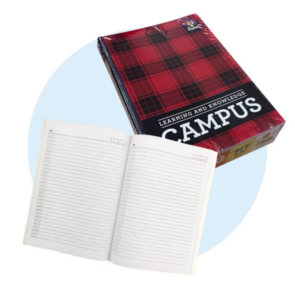 Buku Tulis Campus Suma 1 Pack (10 Buku) 50 Lembar / Buku Tulis Campus / Buku Tulis