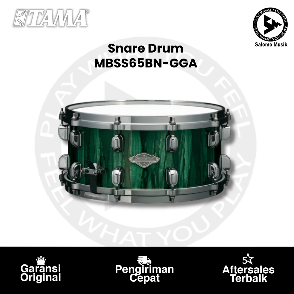 Snare Drum TAMA MBSS65BNGGA 14x6.5inch Starclassic Performer Grove Aurora Original