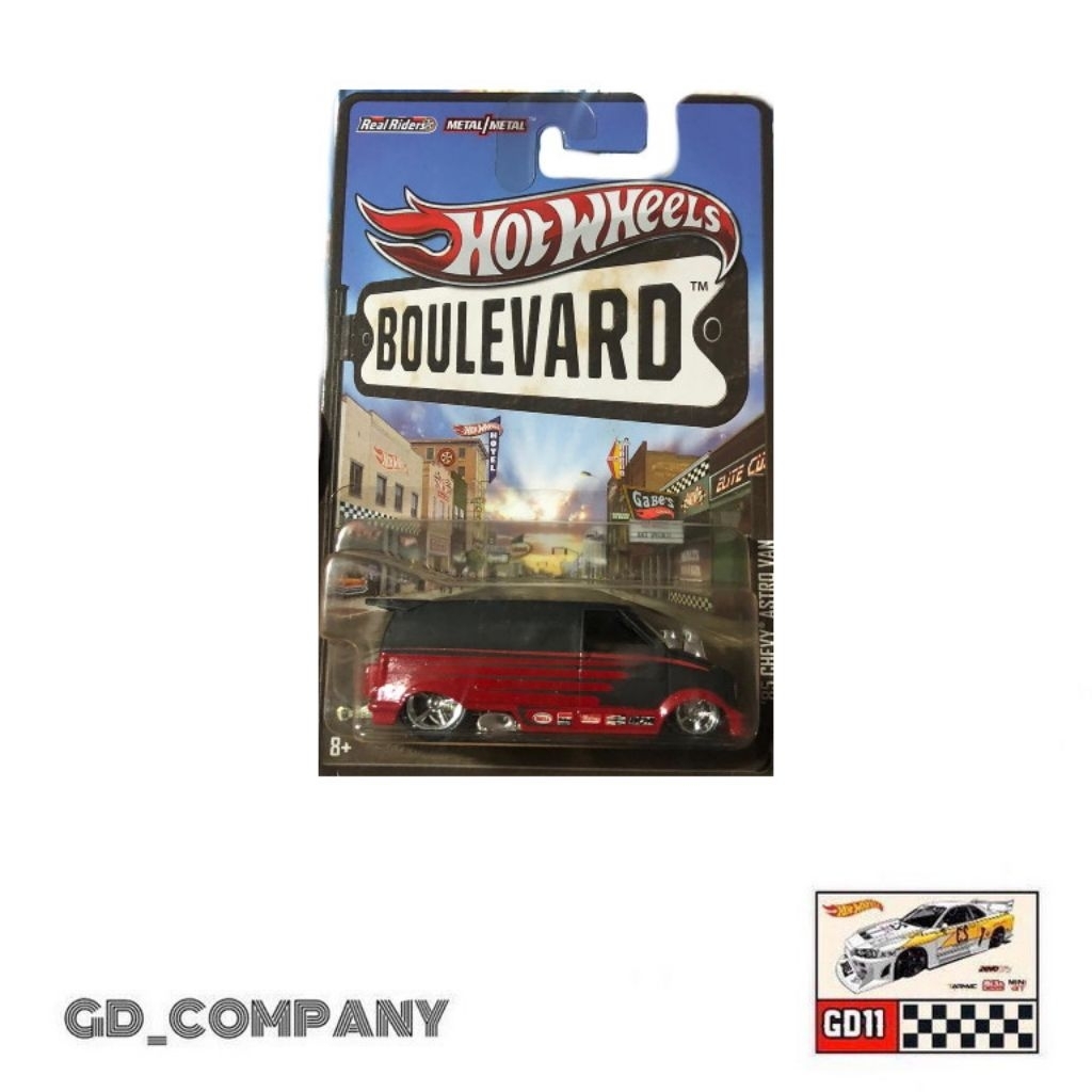 Hotwheels Boulevard Chevy Astro Van (Free protektor)