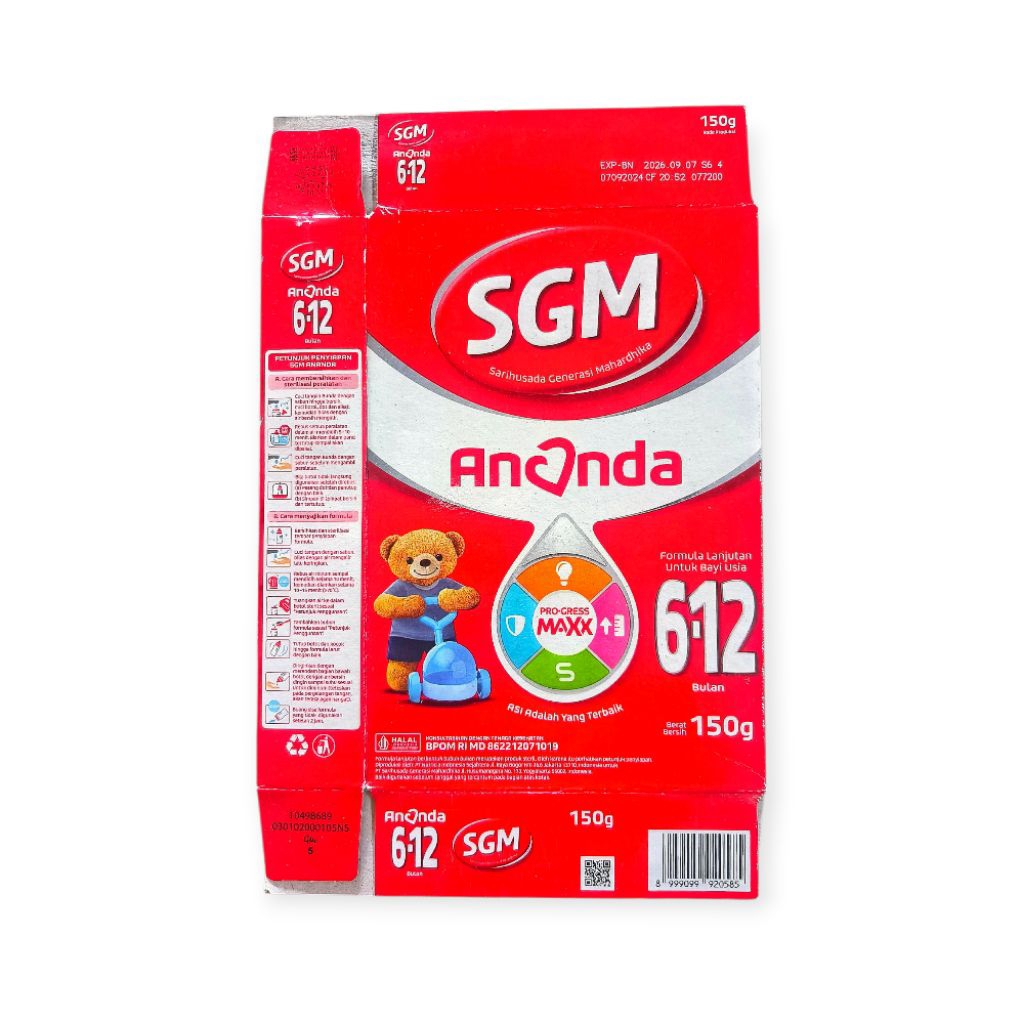 Kardus Susu Bekas SGM