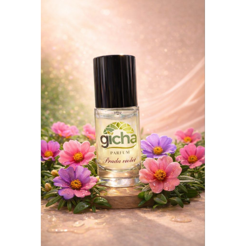Gicha Parfum Prada Violet parfum wanita tahan lama seharian Eau De Parfume
