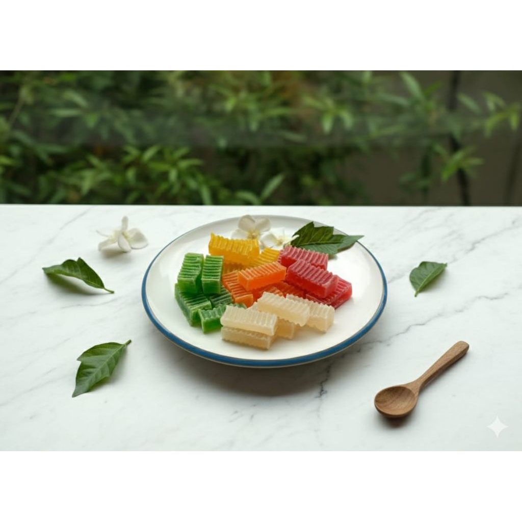 [500 GRAM] Agar agar kering / Manisan buah buahan / Jelly kering rasa buah / Manisan agar agar