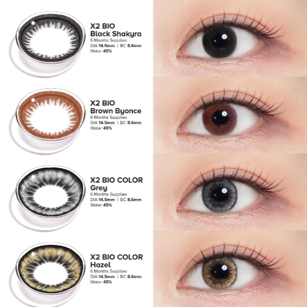 SOFTLENS X2 BIO DAN BIO COLOR MINUS TERMURAH DIAMETER 14,5MM