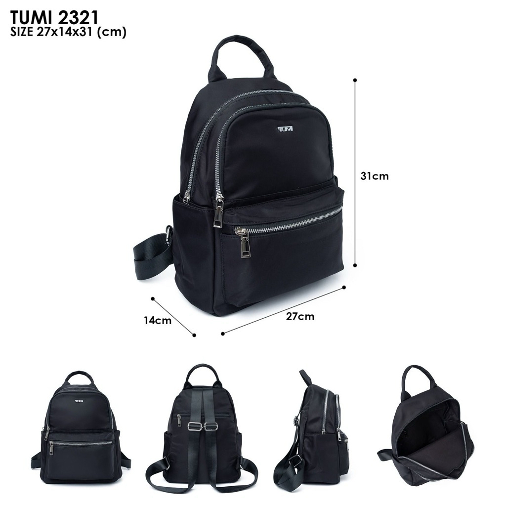 Tas Ransel Tumi Premium 4 Ruang / 4 Resleting  Import #tumi2321