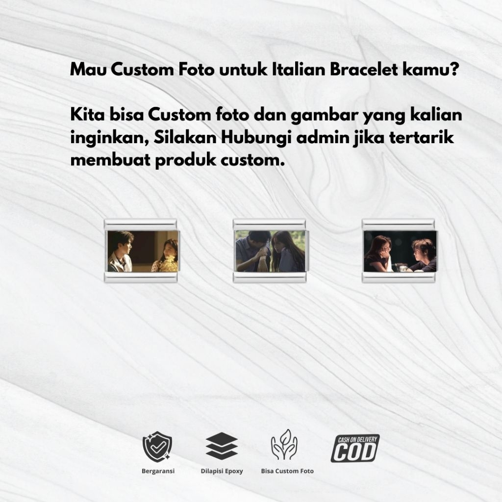 Charm Italian Bracelet Custom