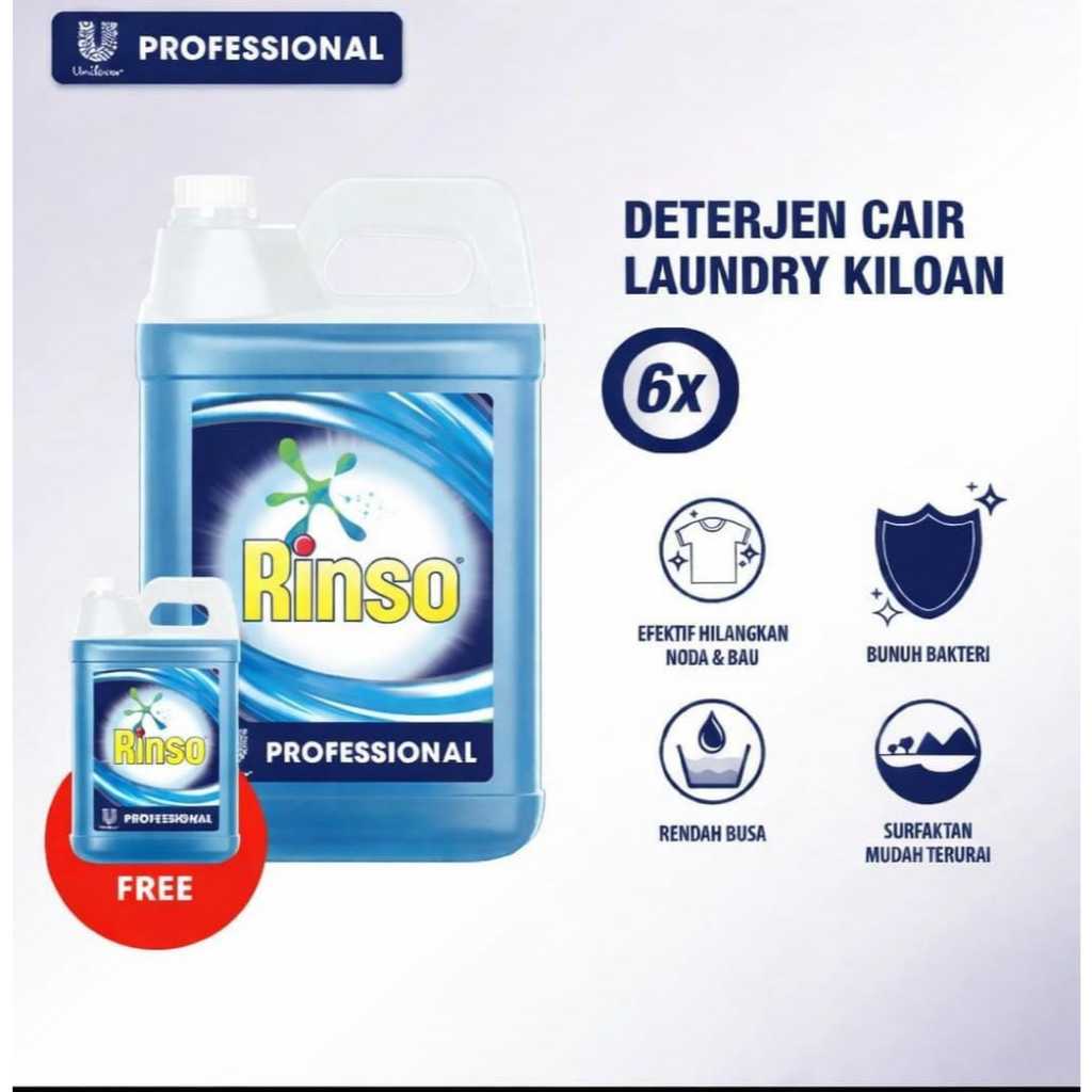 PROMOO Deterjen Laudry Cair Rinso Matic 5 Liter