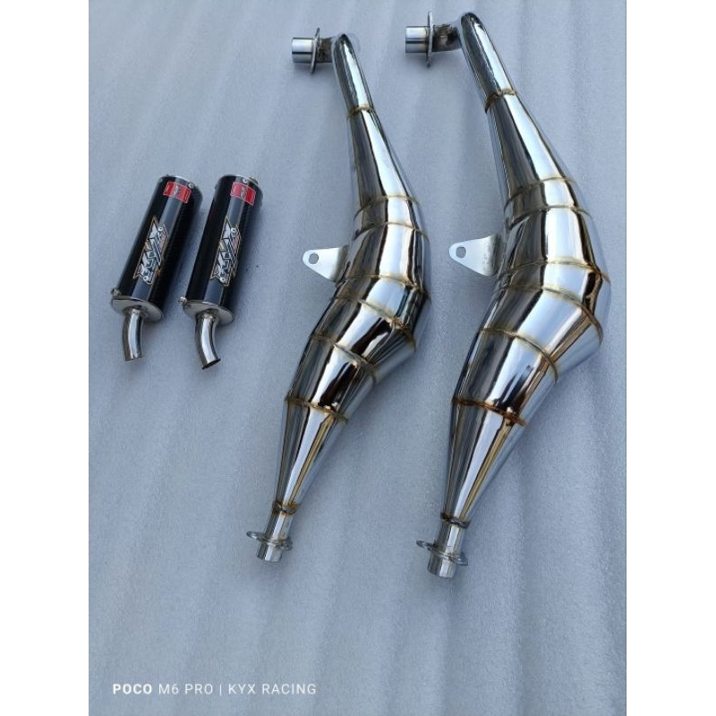 Knalpot Yamaha FIZR BM Power Croom Original