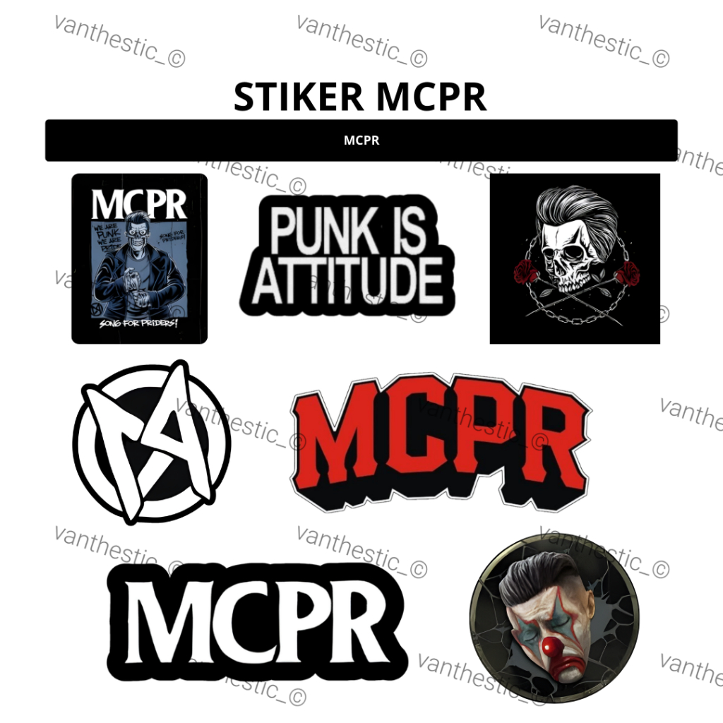Stiker Set MCPR | Stiker MCPR | MCPR