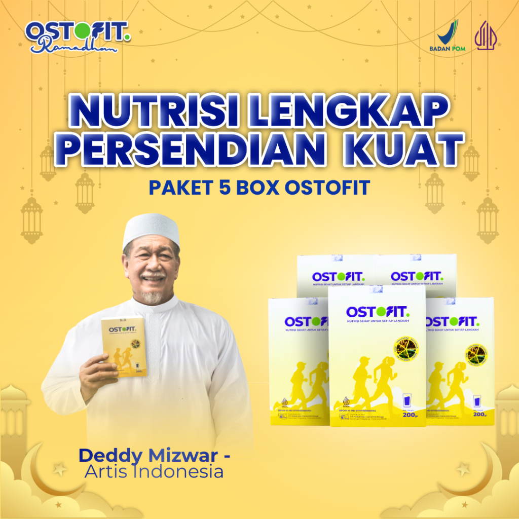 OSTOFIT - Susu Herbal 200gr - Solusi Tepat Atasi Nyeri Sendi dan Asam Urat - BPOM dan HALAL MUI
