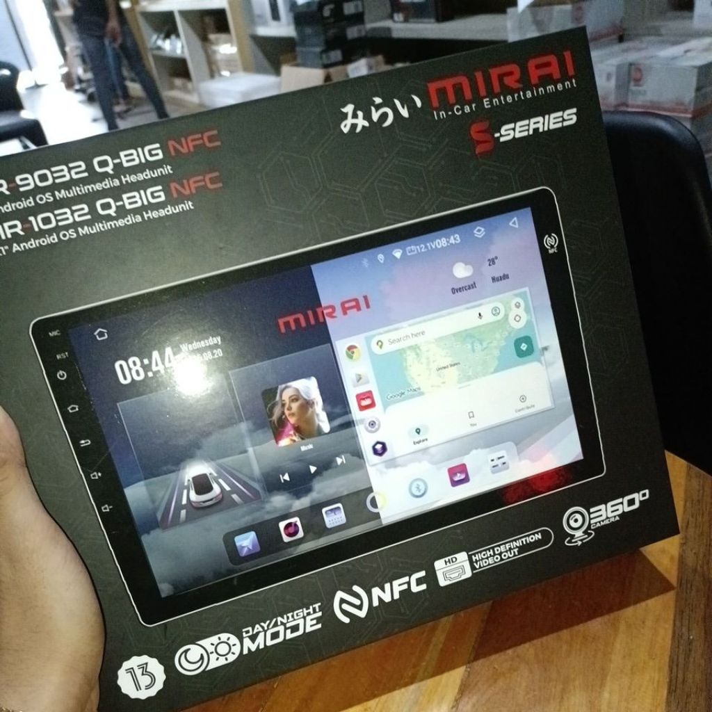 Head unit Mirai Q-big NFC + kamera 360