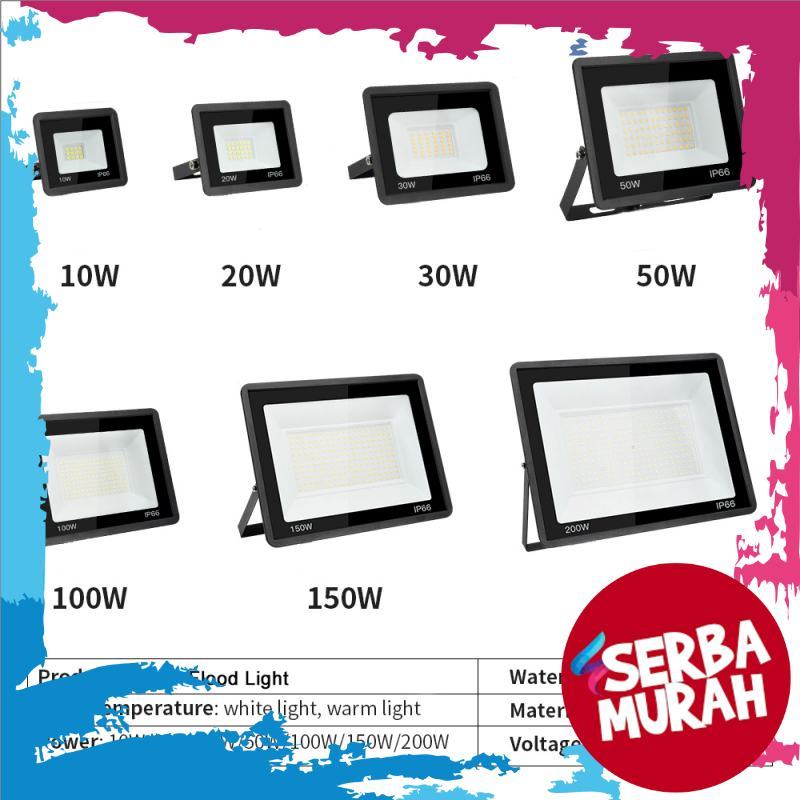 VDR Lampu LED Sorot Panel 10W 20W