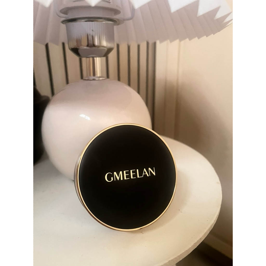 GMEELAN 2 IN 1 Perfcet Cover Cushion Powder Foundation Black Truffle Zinc PCA Antioxidant Air Cushio