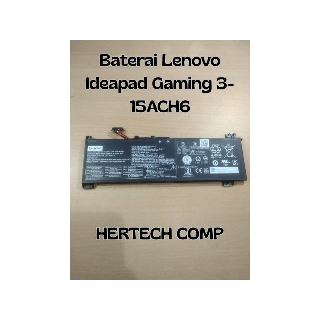 Baterai Lenovo Ideapad Gaming 3-15ACH6 second original kode ( L20M3PC2 )