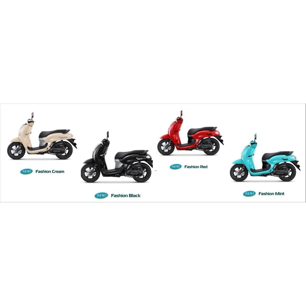 New Honda SCOOPY FASHION&SPORTY CBS ISS 110CC