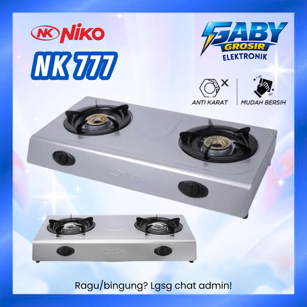 KOMPOR GAS 2 TUNGKU NIKO NK-777