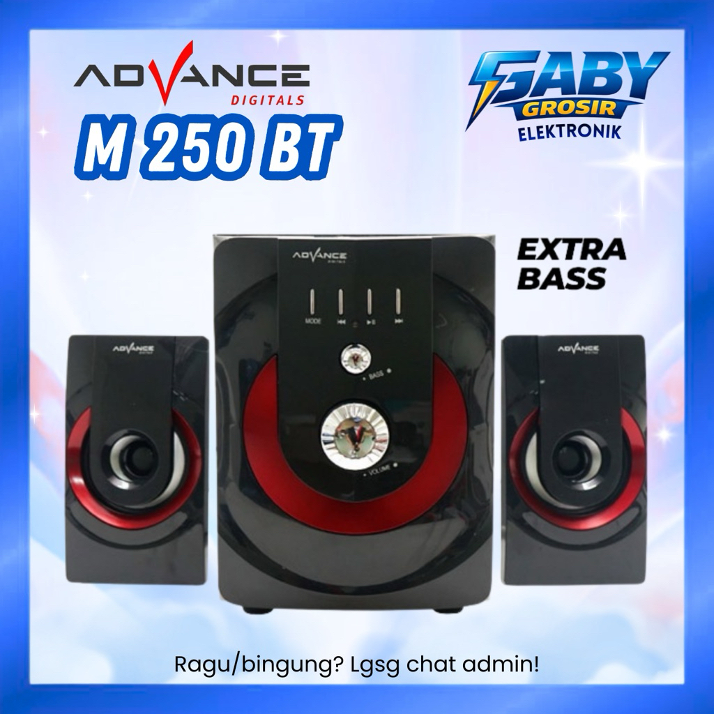SPEAKER BLUETOOTH ADVANCE M250BT / M-250BT (GARANSI RESMI)