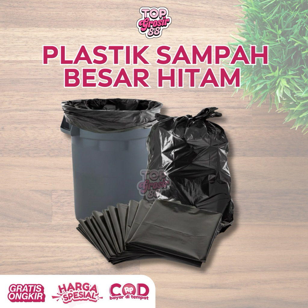 Plastik Sampah Besar Hitam isi 20 | Plastik Sampah Besar