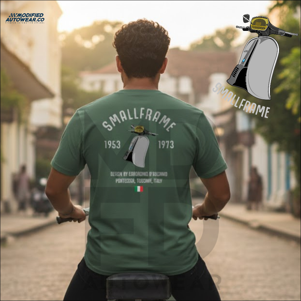 kaos vespa pts smallframe modified autowear tshirt motor vespa baju bigsize vespa pts smallframe