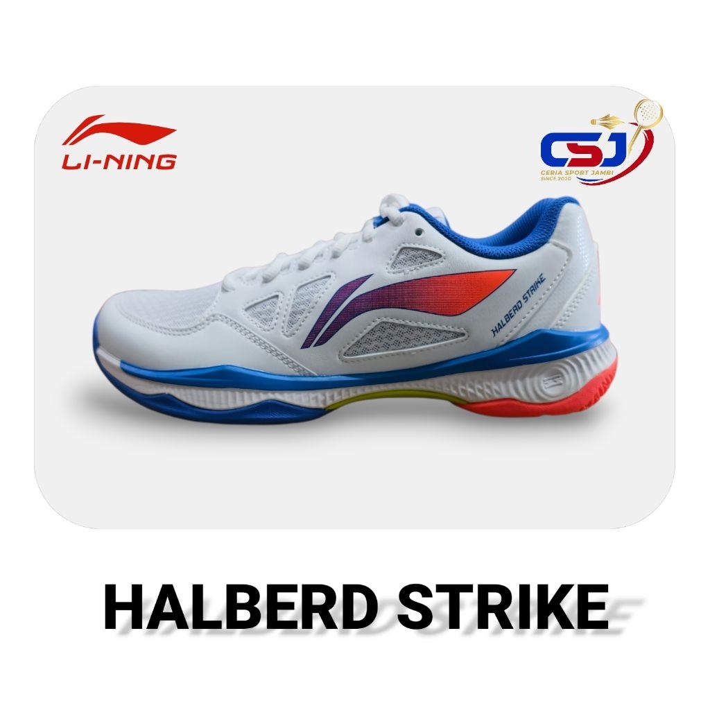 Sepatu Badminton LINING HALBERD STRIKE | Standard White