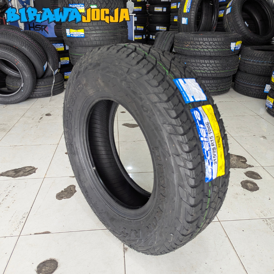 BAN 215 75 R15 ACCELERA A/T - cocok untuk mobil JIMNY, KATANA, ESCUDO RUSH CRV RING 15