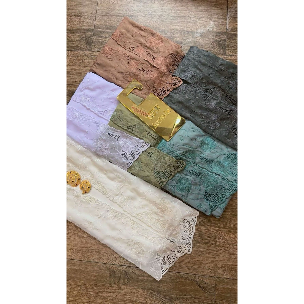 Kain MATERIAL Bordir Shiny UK 1.5M original by Djuwita Kebaya