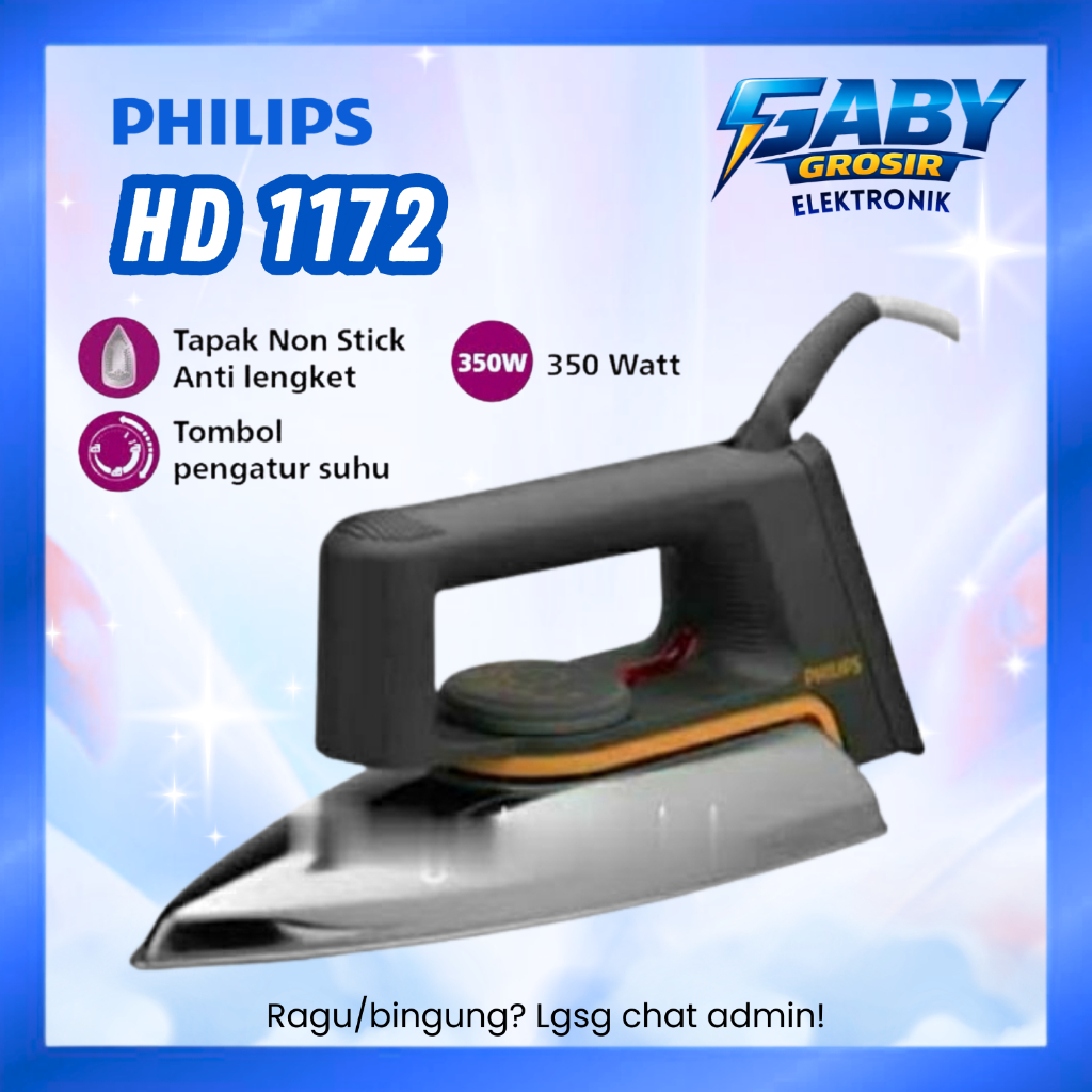 SETRIKA PHILIPS HD 1172 CLASSIC ORIGINAL