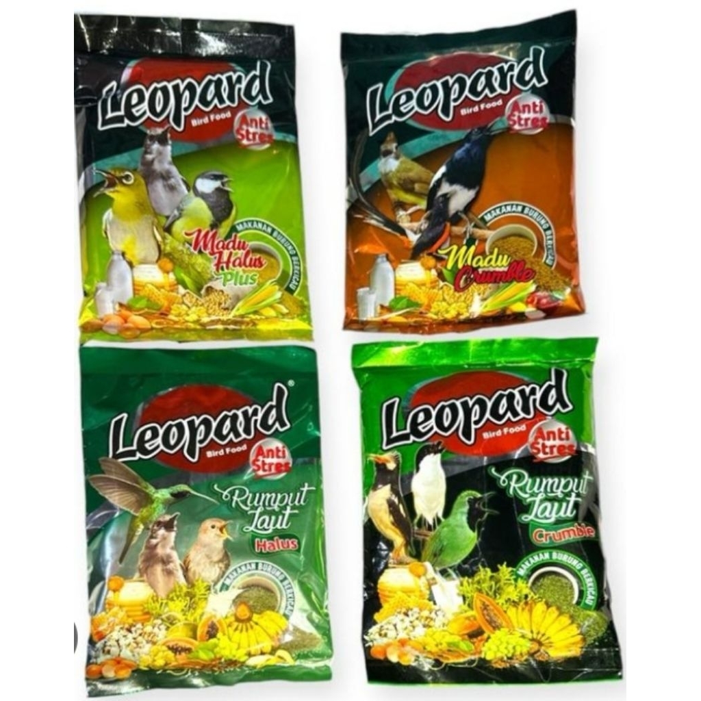 Pur Burung Leopard 200g