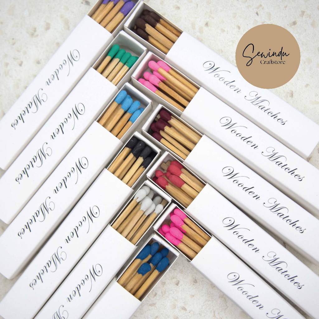 SEWINDU - IRIS korek api kayu aesthetic |korek api kayu panjang |korek api kayu jadul|matches|wooden