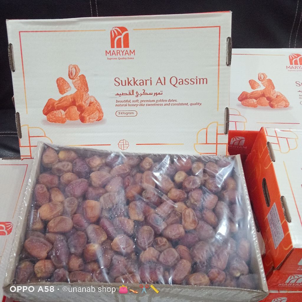 kurma Sukari premium Maryam 3kg
