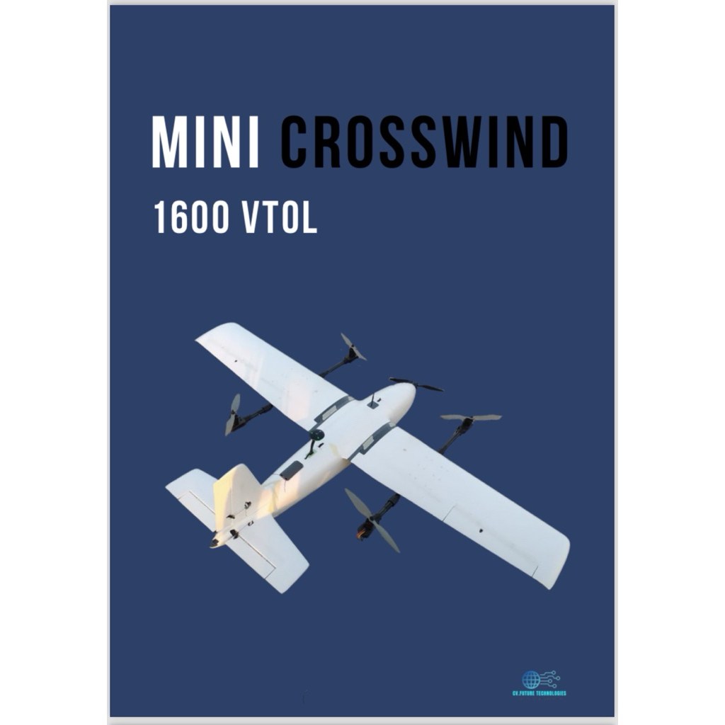 Mini Crosswind 1600 VTOL mapping drone