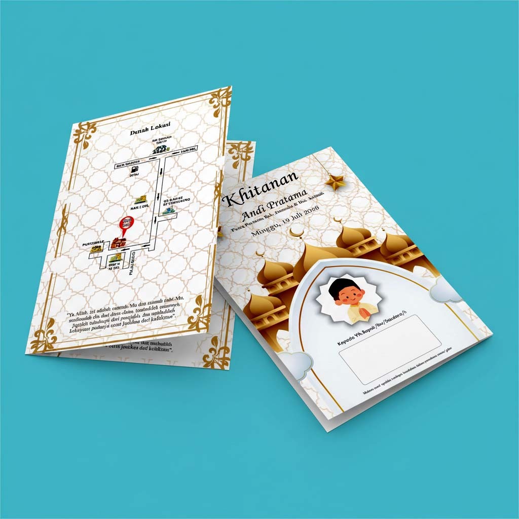 Undangan Sunatan, Khitanan, khitan Model MC.035-MC.036