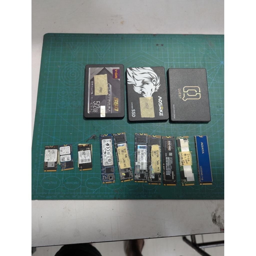 SSD 256GB 512GB 1TB copotan bekas second 2nd SATA/M2/NVME