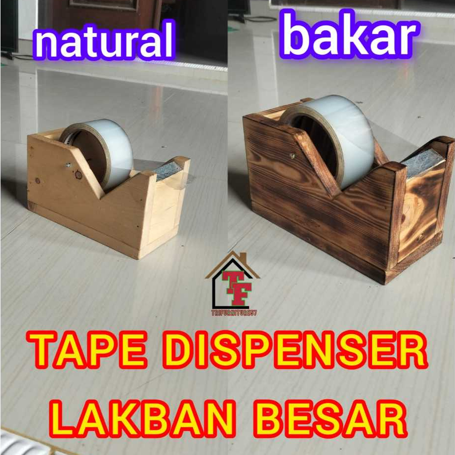 DISPENSER LAKBAN / TAPE CUTTER JUMBO 2 INCHI,TEMPAT LAKBAN MEWAH MURAH
