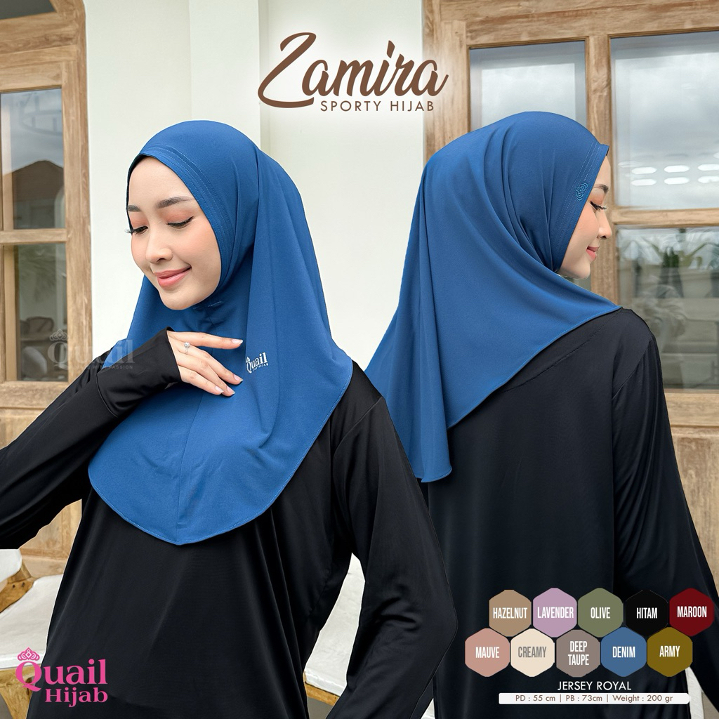 Quail Hijab - ZAMIRA DAILY HIJAB INSTAN ORI QUAIL