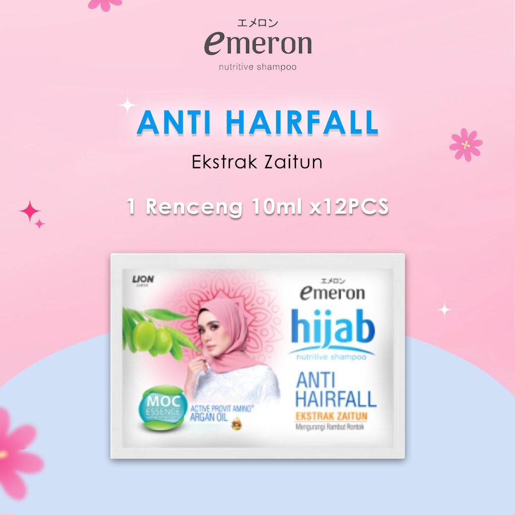EMERON HIJAB SHAMPOO - 1 RENCENG ISI 12 SACHET