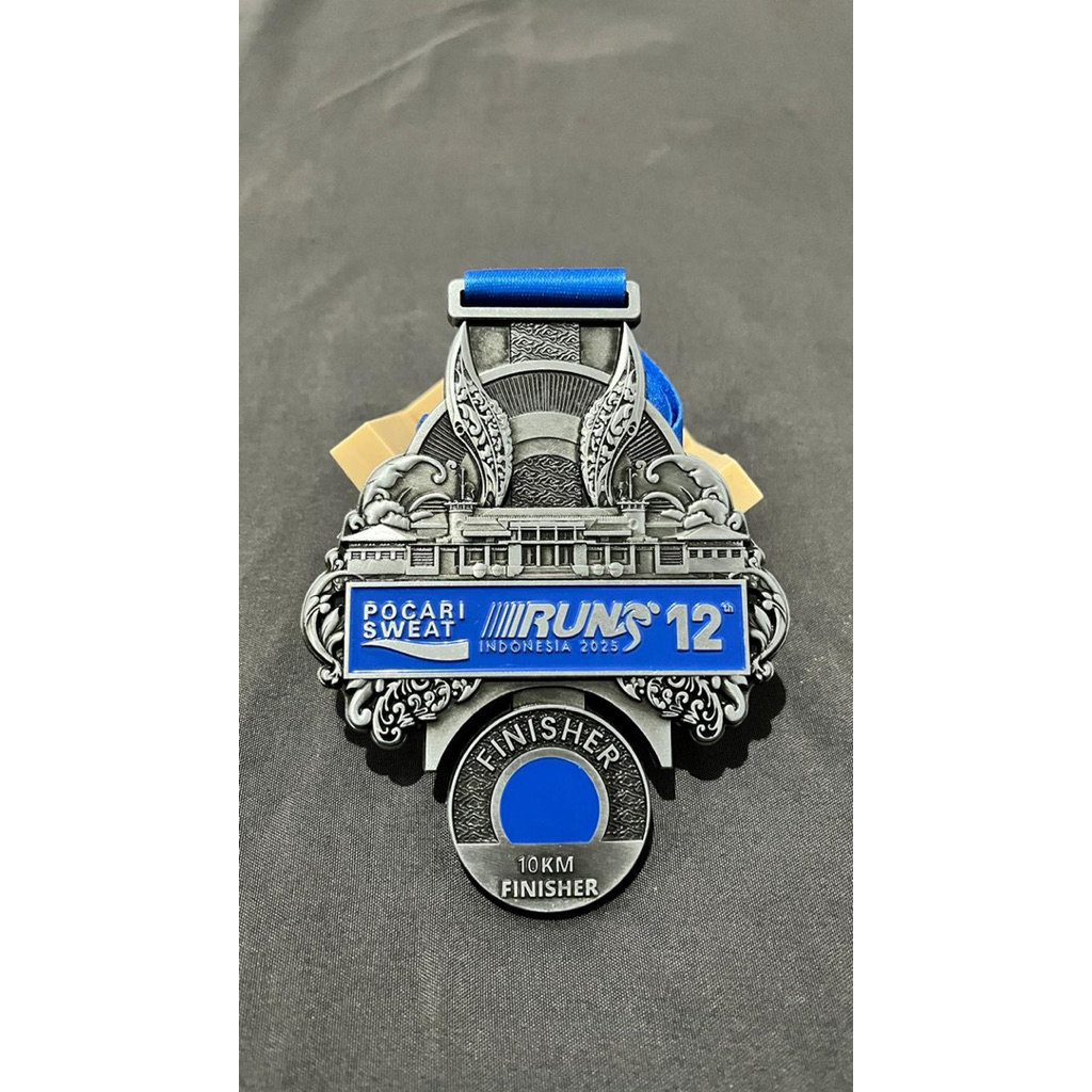 Medali Finisher Event Running Pocari Sweat 2025 Berputar