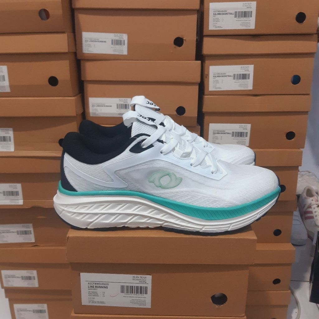 SEPATU PRIA RUNNING ASTEC lorenzo/white