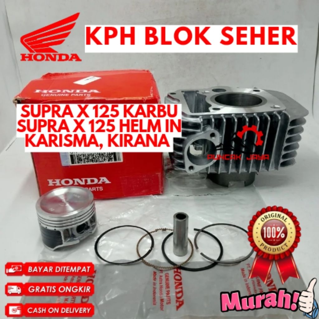 BLOK SEHER ORIGINAL HONDA KODE KPH, BLOK SEHER SUPRA X 125 KARBU, BLOK SEHER SUPRA X 125 HELM IN, BL
