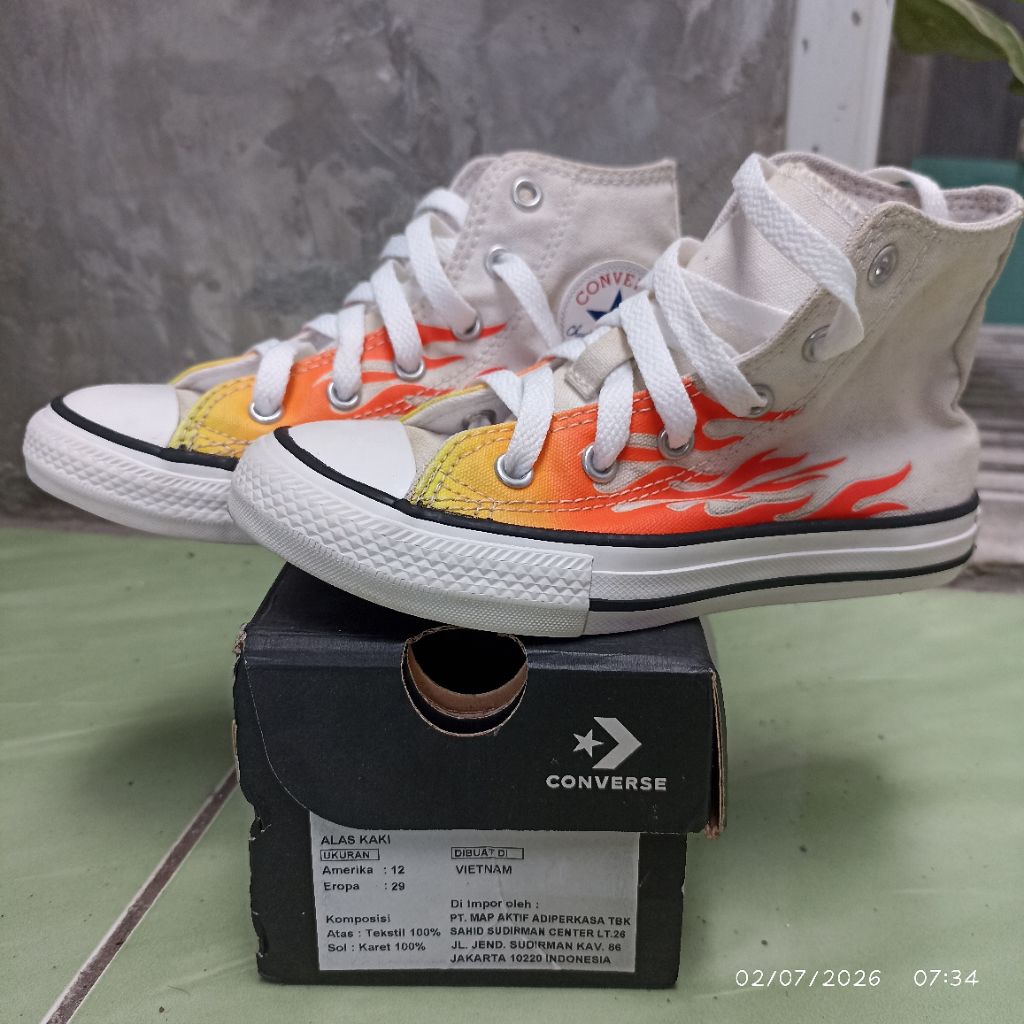 sepatu converse preloved converse kids