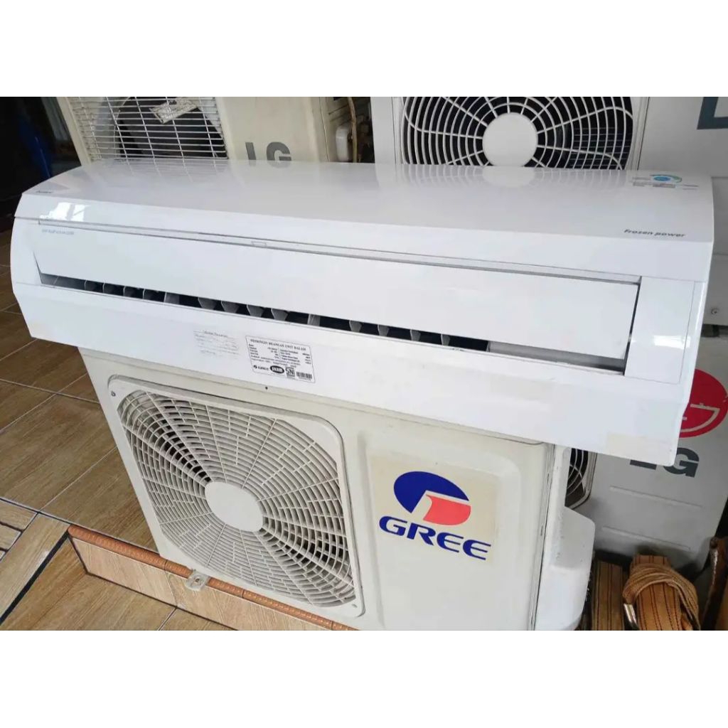 ac gree 2pk second plus pasang