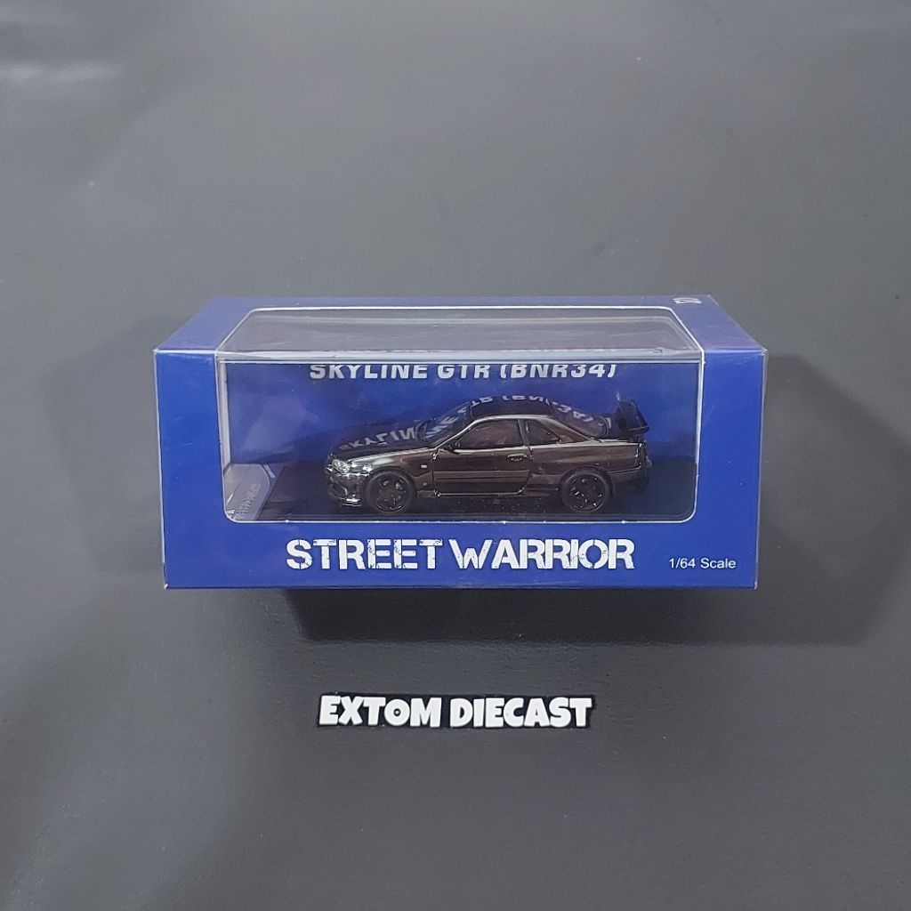 Street Warrior Nissan Skyline R34 Black Chrome