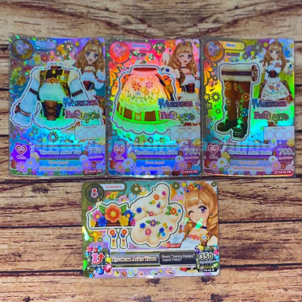 Aikatsu Maria himesato Constellation Premium 06 Aurora Fantasy Tyrolean Aries Set with Acc