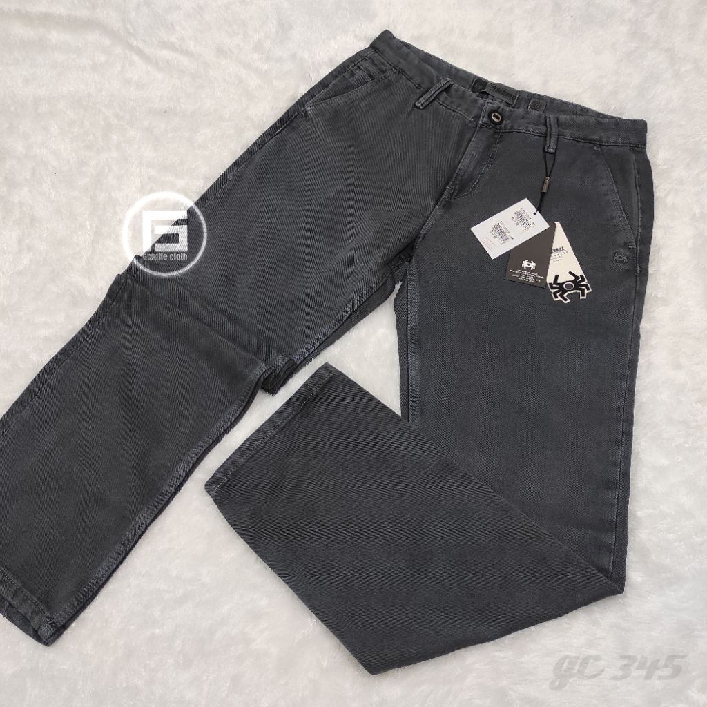 denim lab spyderbilt grey size 32
