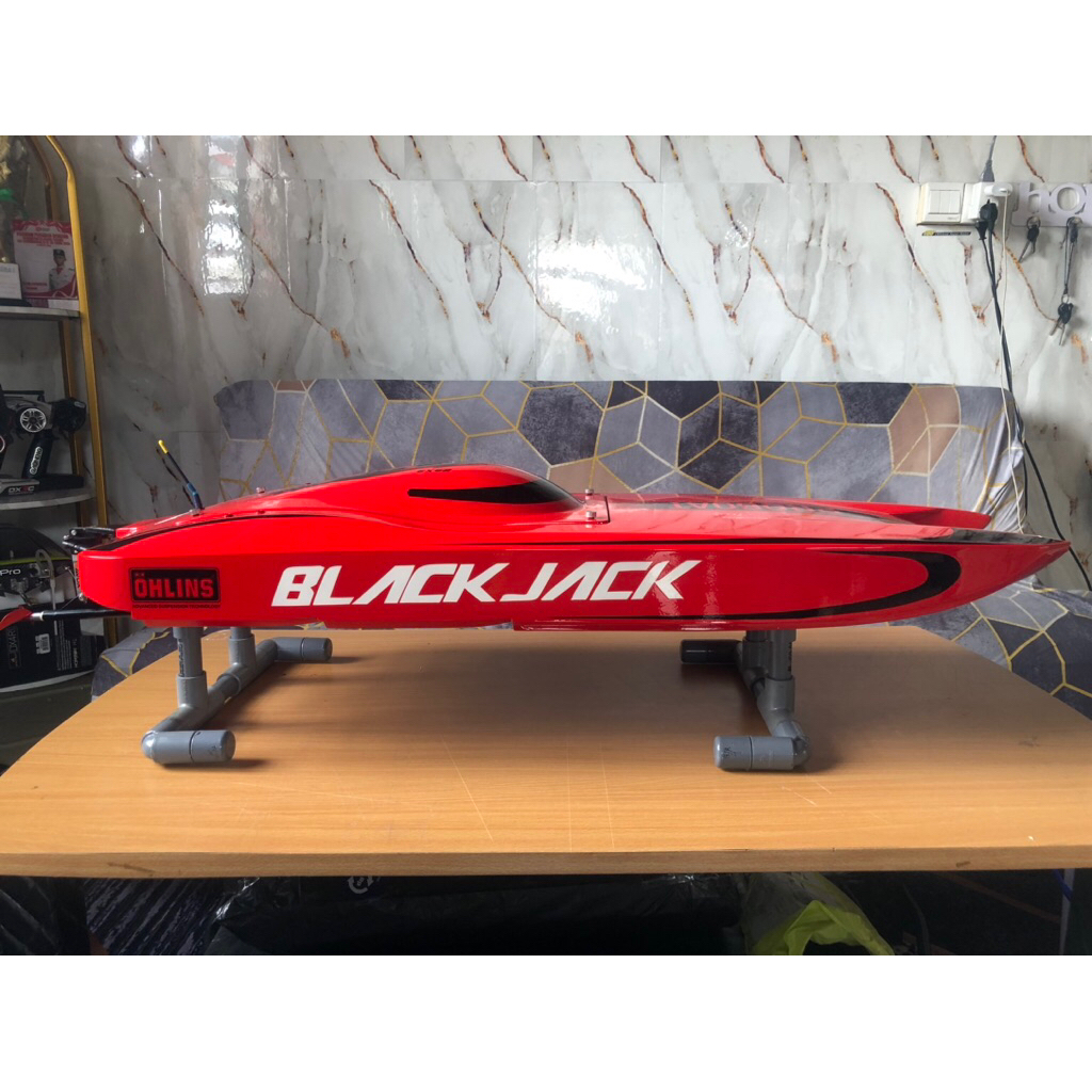 rc boat catamaran twin motor