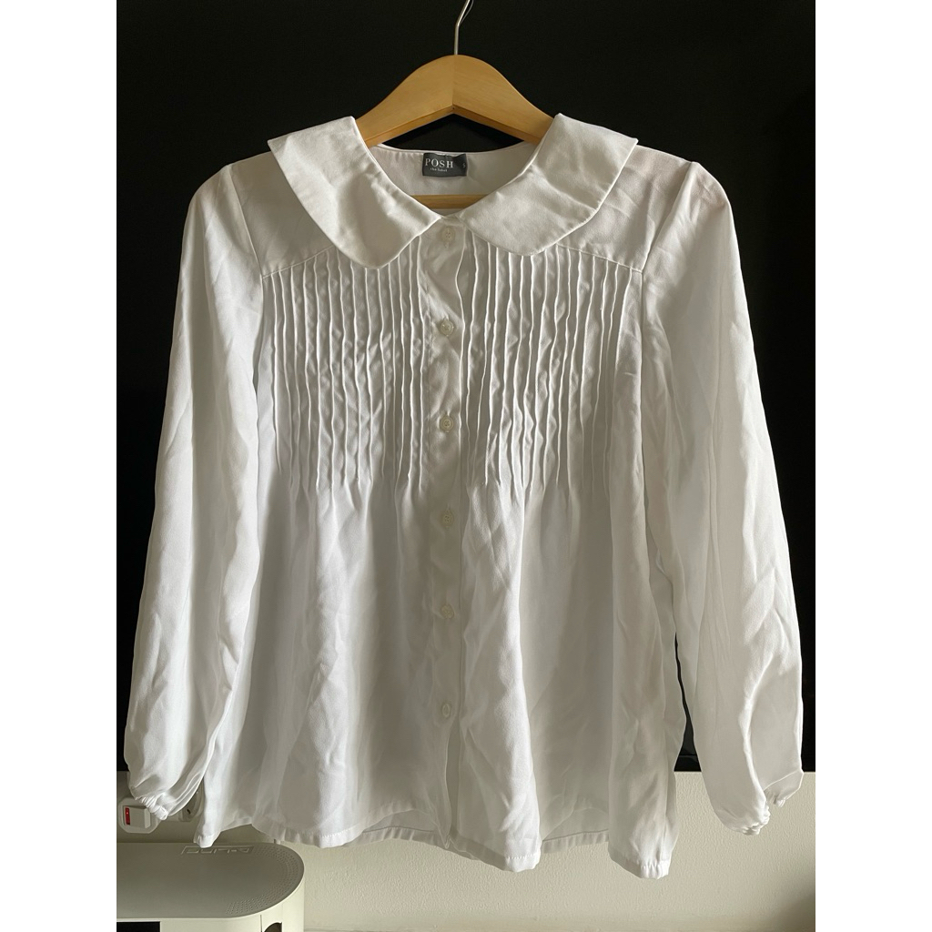 Posh The Label White Blouse Tops Prelove