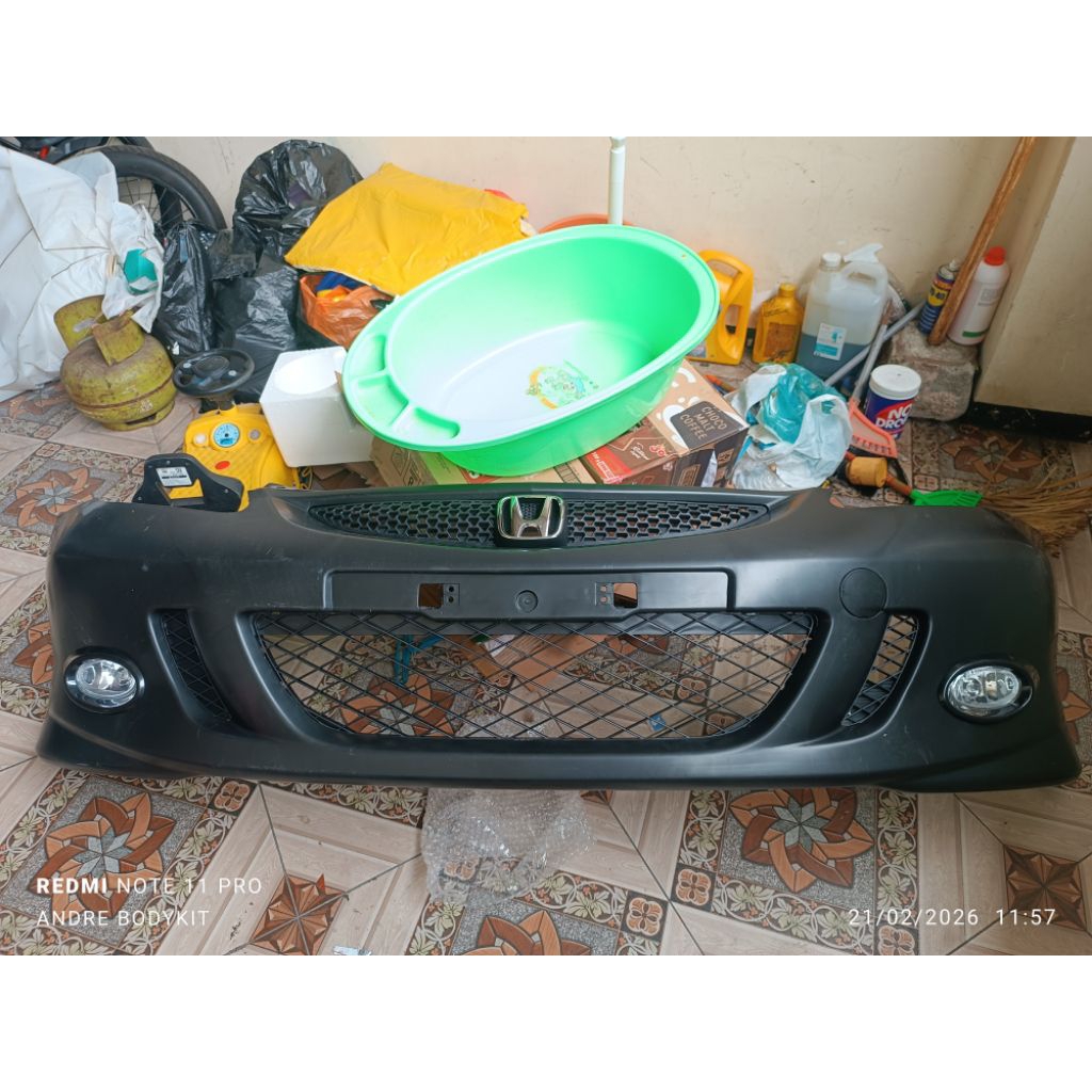 Bemper Jazz Vtec set isian baru import