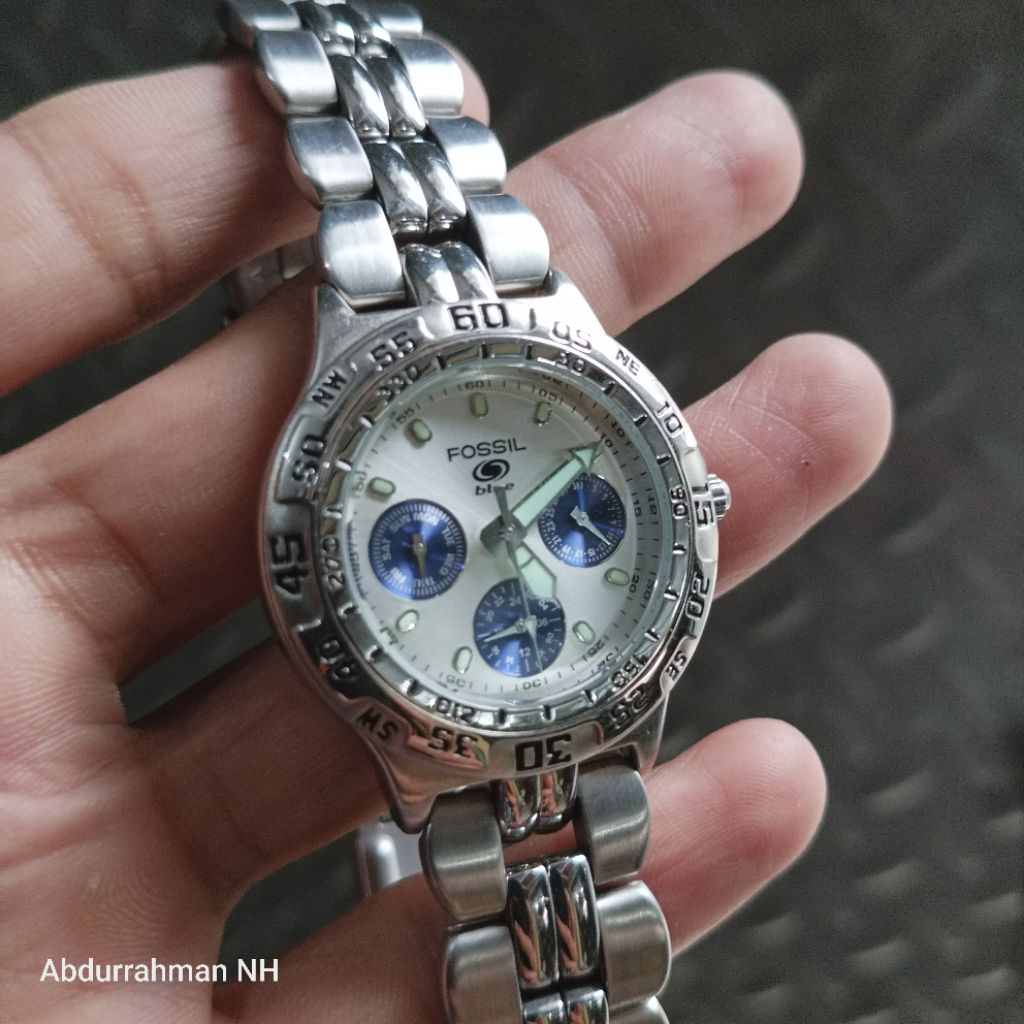 Jam Analog Divers Chronograph Second Normal