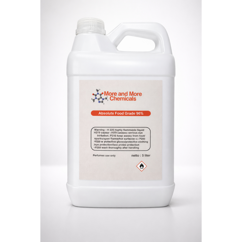 Absolute Food Grade 96% 5 Liter | Alkohol Denat Food Grade | Ethanol 96% High Purity | Bahan Parfum,