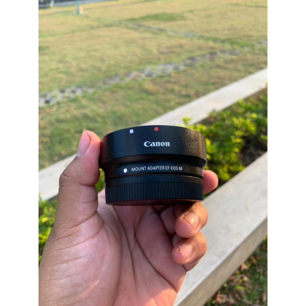Adapter Canon Original Mirrorless EFM  Eos M10,M3,m6,M50,M100  - Garansi Toko