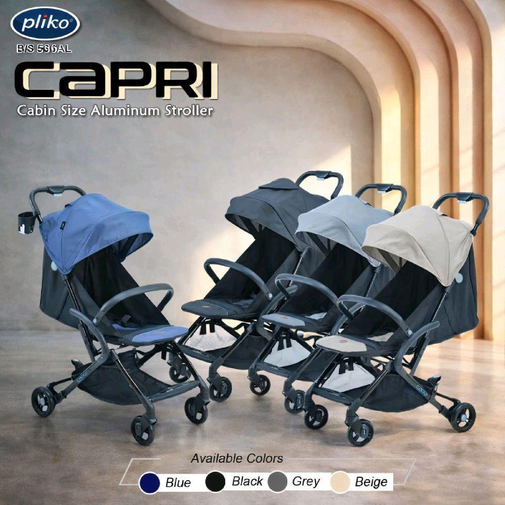 PLIKO BS536AL Baby Stroller CAPRI - Kereta Dorong Bayi - Aluminium Cabin Size